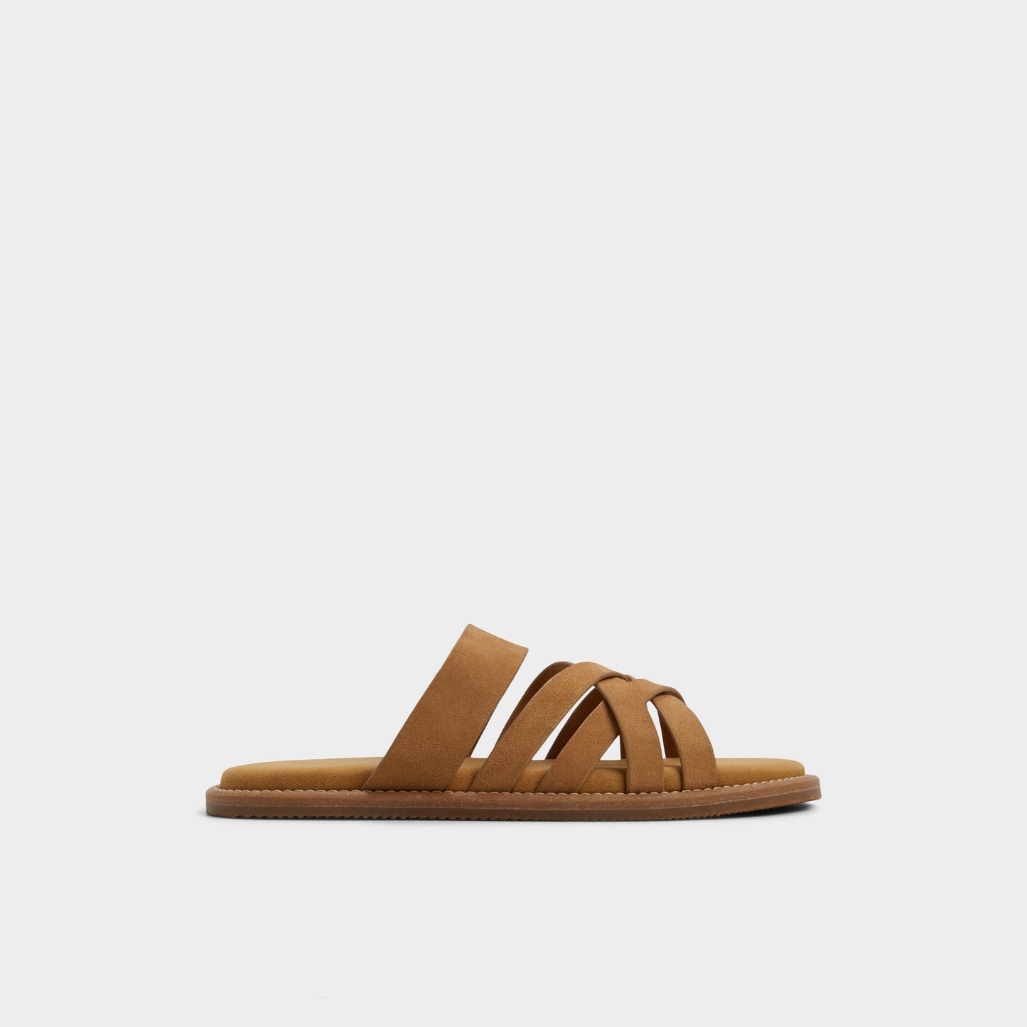 Haniff Camel Men's Sandals & Slides - Strappy flat sandal Aldo Camel