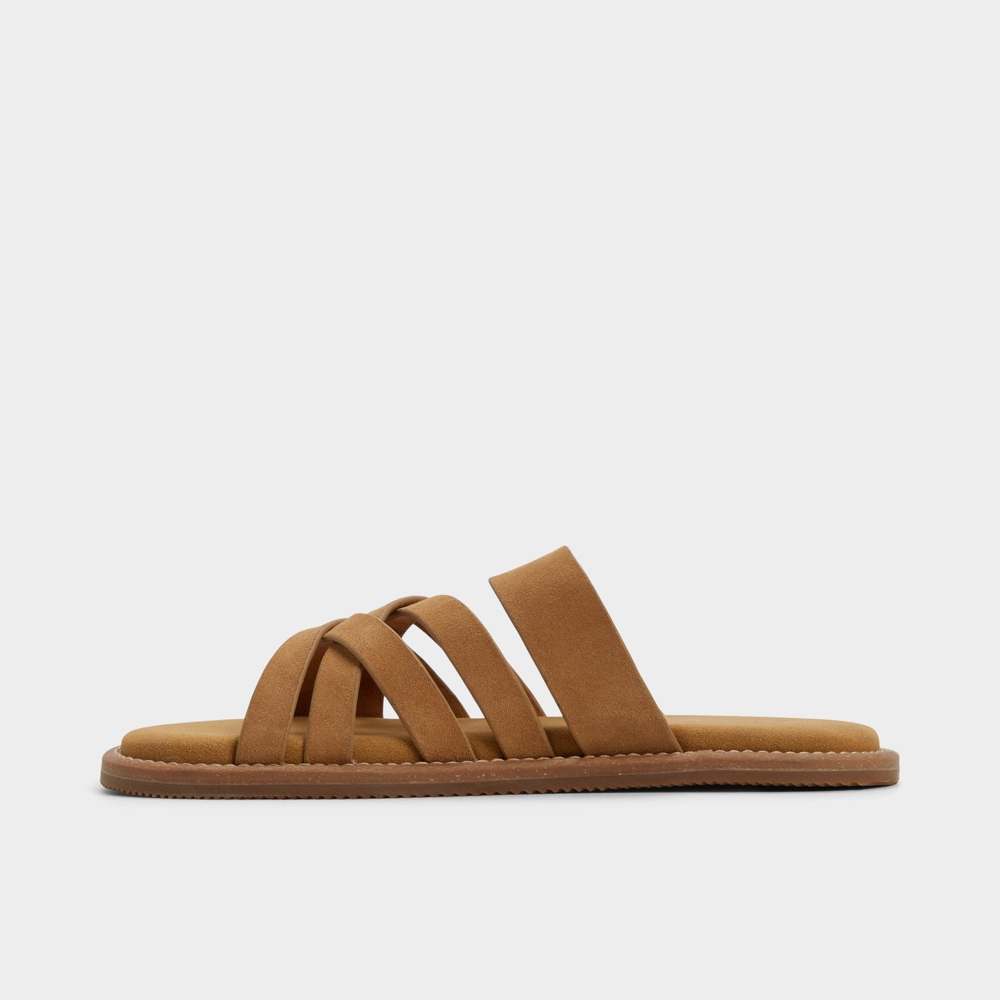 Haniff Camel Men's Sandals & Slides - Strappy flat sandal Aldo Camel