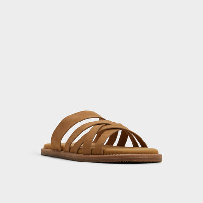 Haniff Camel Men's Sandals & Slides - Strappy flat sandal Aldo Camel