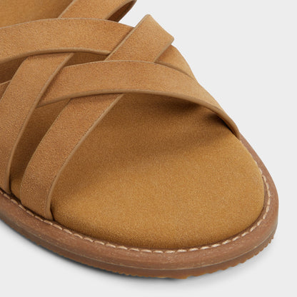 Haniff Camel Men's Sandals & Slides - Strappy flat sandal Aldo Camel