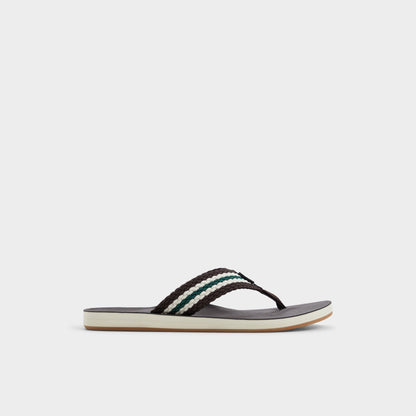 Adede Dark Brown Men's Flip flops - Flip flop Aldo Dark Brown