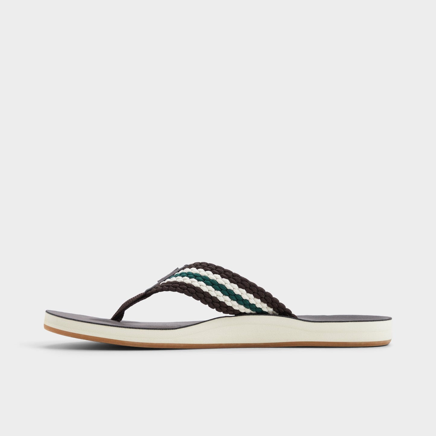 Adede Dark Brown Men's Flip flops - Flip flop Aldo Dark Brown