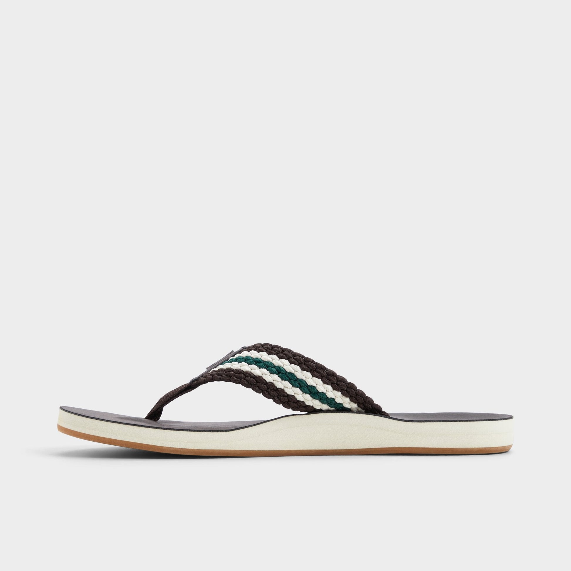 Adede Dark Brown Men's Flip flops - Flip flop Aldo Dark Brown