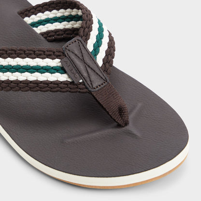 Adede Dark Brown Men's Flip flops - Flip flop Aldo Dark Brown