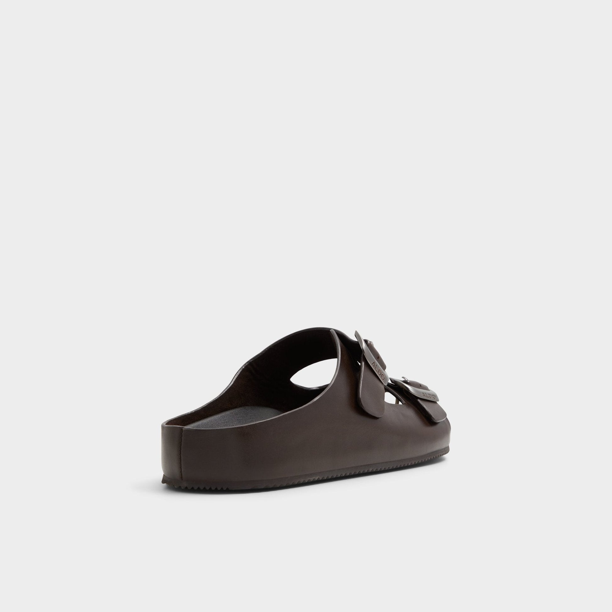 Kennebunk Dark Brown Men's Slides - Slide sandal Aldo Dark Brown