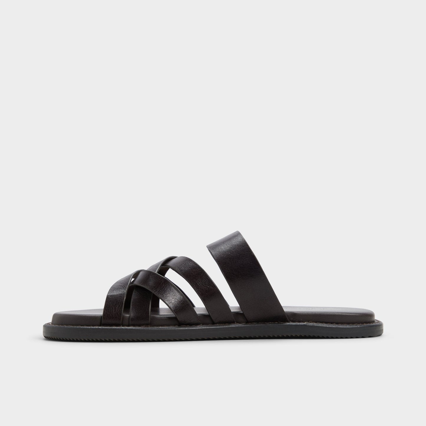 Haniff Brown Men's Sandals & Slides - Strappy flat sandal Aldo Brown