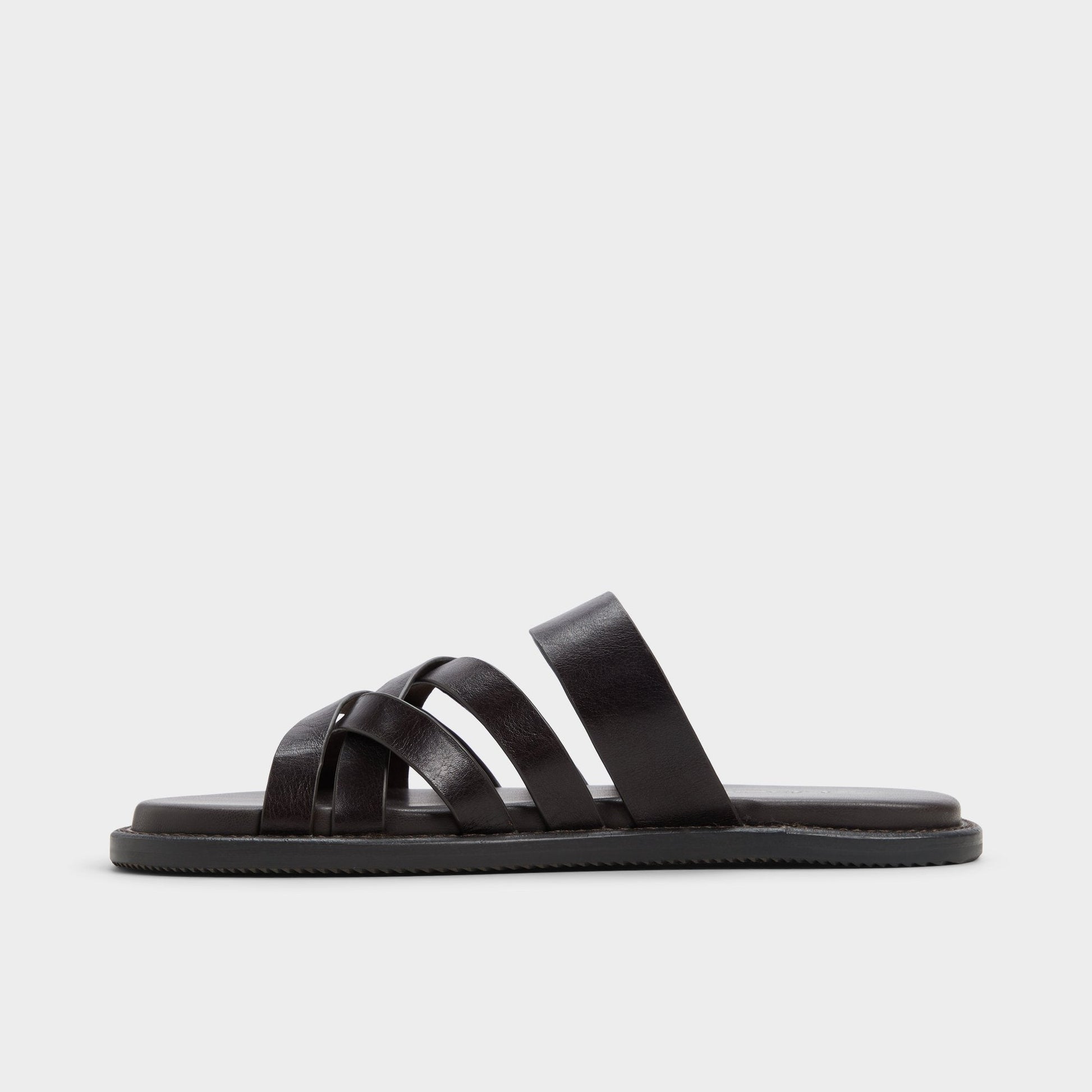 Haniff Brown Men's Sandals & Slides - Strappy flat sandal Aldo Brown