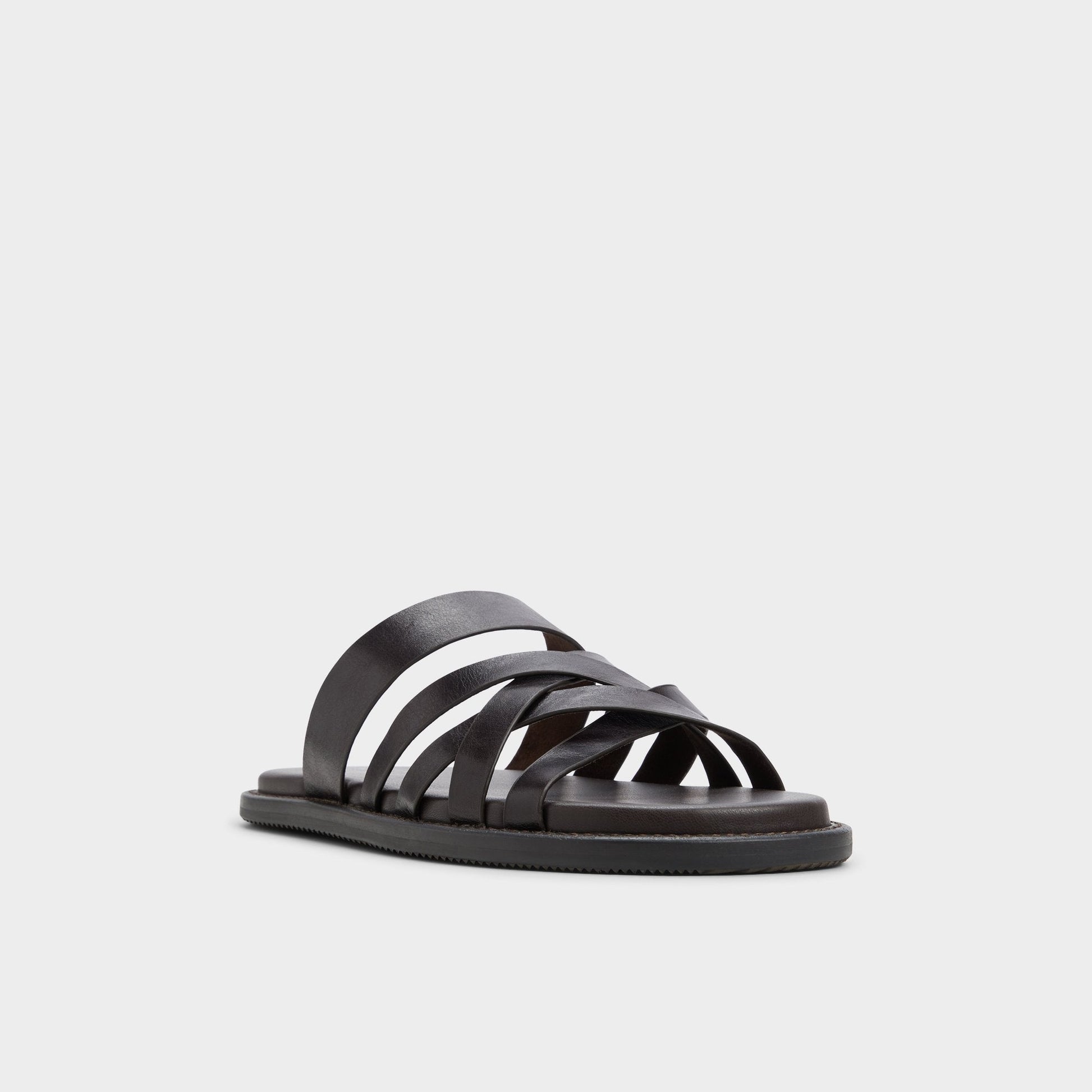 Haniff Brown Men's Sandals & Slides - Strappy flat sandal Aldo Brown