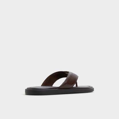 Tazzo Dark Brown Men's Flip flops - Flip flop Aldo Dark Brown