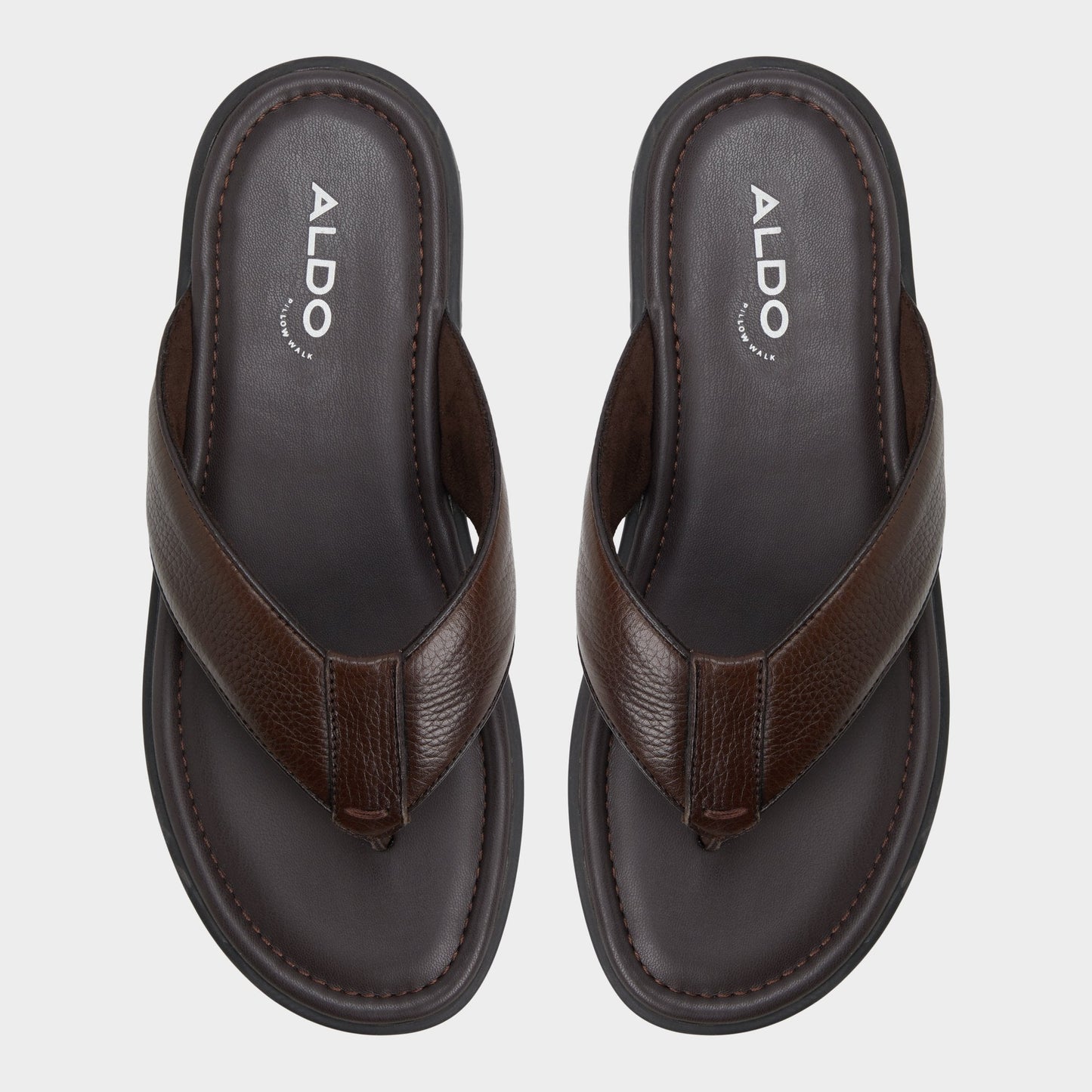 Tazzo Dark Brown Men's Flip flops - Flip flop Aldo Dark Brown