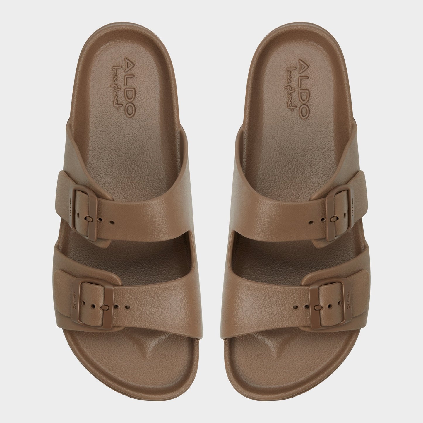 Hideo Light Brown Men's Slides - Slide sandal Aldo Light Brown