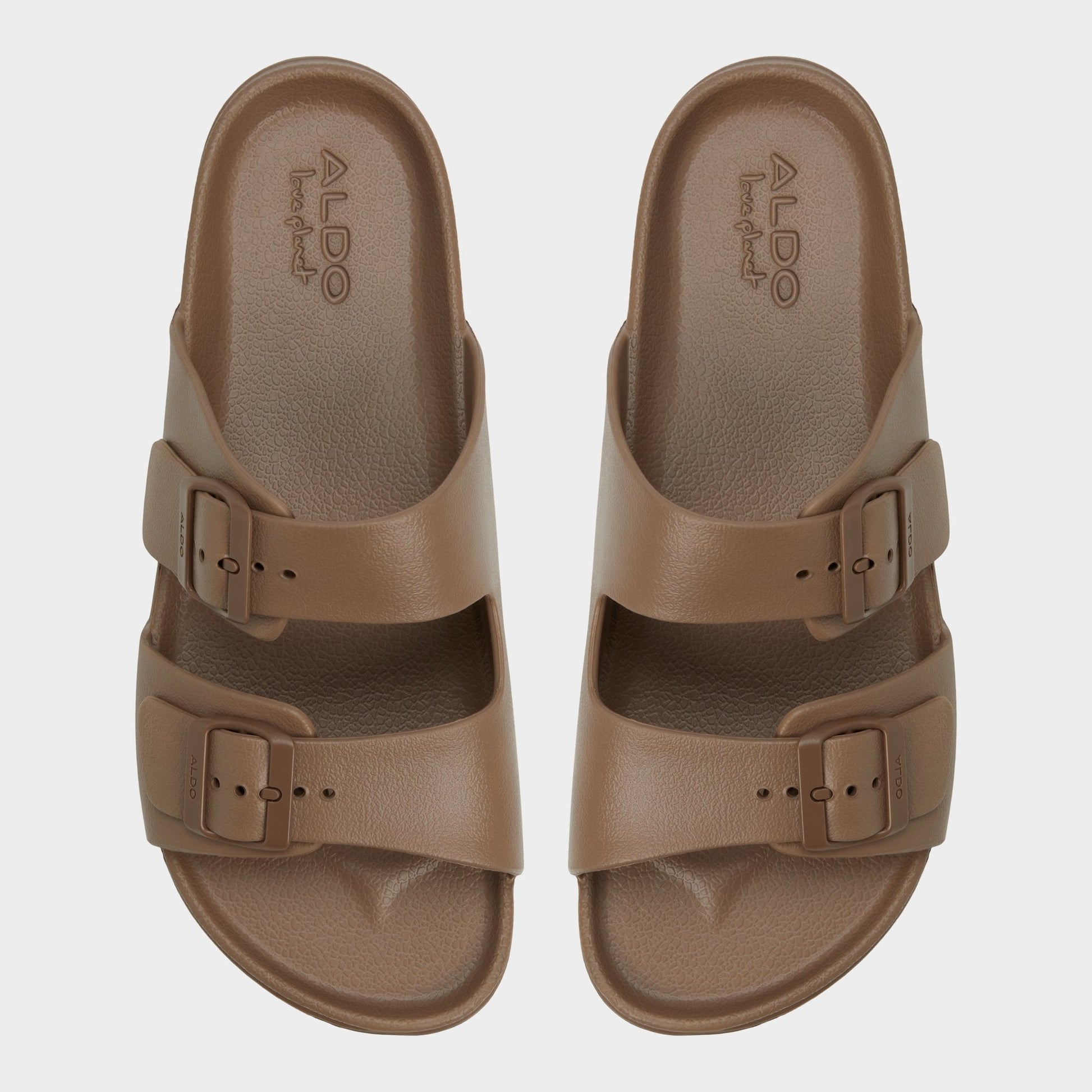 Hideo Light Brown Men's Slides - Slide sandal Aldo Light Brown