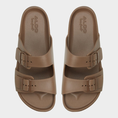 Hideo Light Brown Men's Slides - Slide sandal Aldo Light Brown