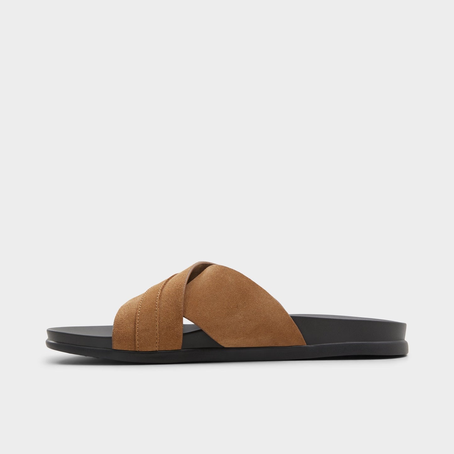 Delmar Open Brown Men's Slides - Slide sandal Aldo Open Brown