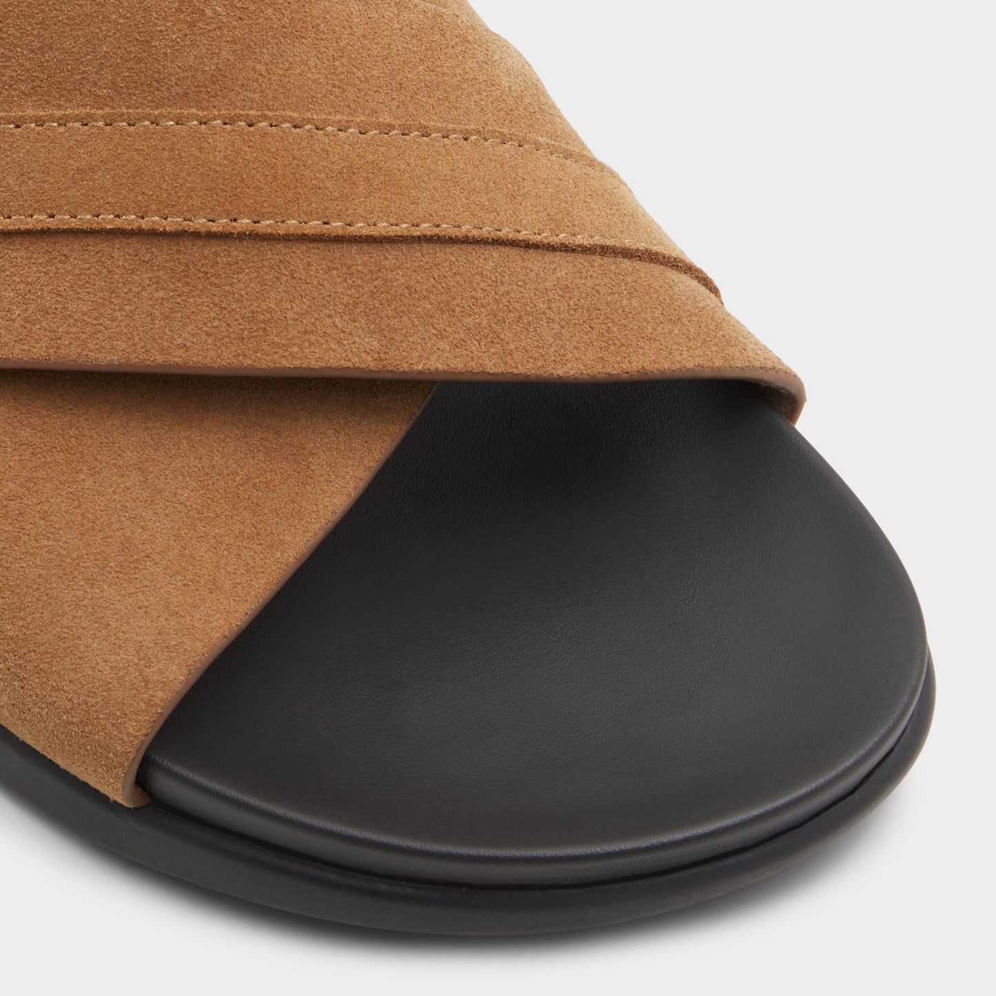 Delmar Open Brown Men's Slides - Slide sandal Aldo Open Brown