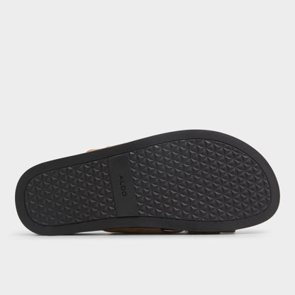 Delmar Open Brown Men's Slides - Slide sandal Aldo Open Brown
