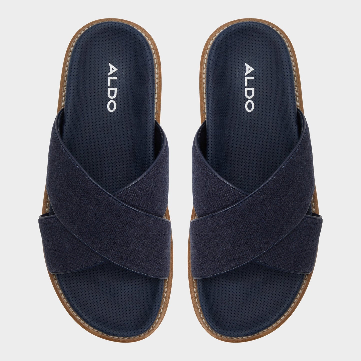 Marrin Navy Men's Slides - Slide sandal Aldo Navy