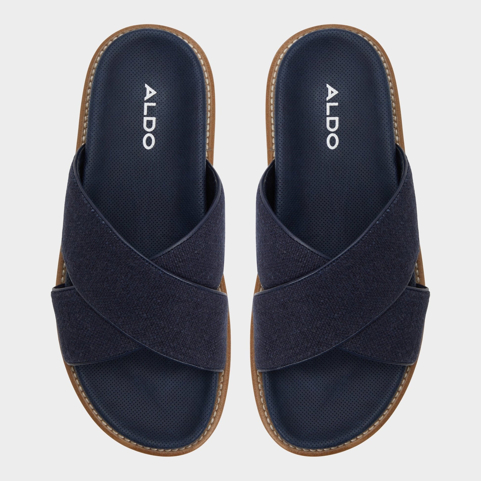 Marrin Navy Men's Slides - Slide sandal Aldo Navy