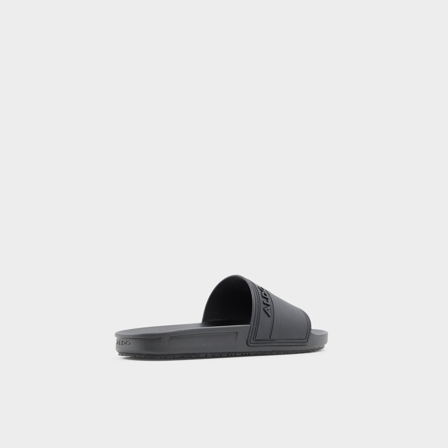 Dinmore Black Synthetic Rubber Men's Slides - Slide sandal Aldo Black