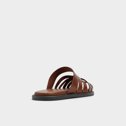Haniff Cognac Men's Sandals & Slides - Strappy flat sandal Aldo Cognac