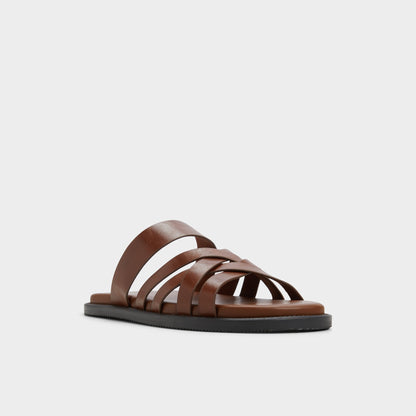 Haniff Cognac Men's Sandals & Slides - Strappy flat sandal Aldo Cognac
