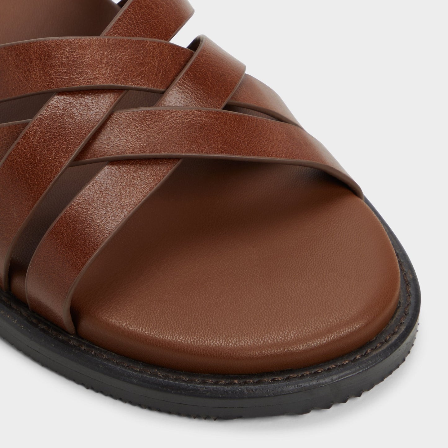 Haniff Cognac Men's Sandals & Slides - Strappy flat sandal Aldo Cognac
