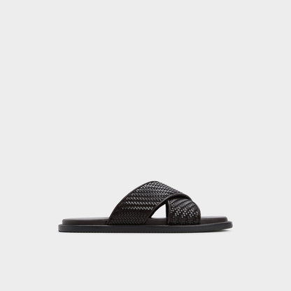 Tarik Dark Brown Men's Sandals & Slides - Slide sandal Aldo Dark Brown