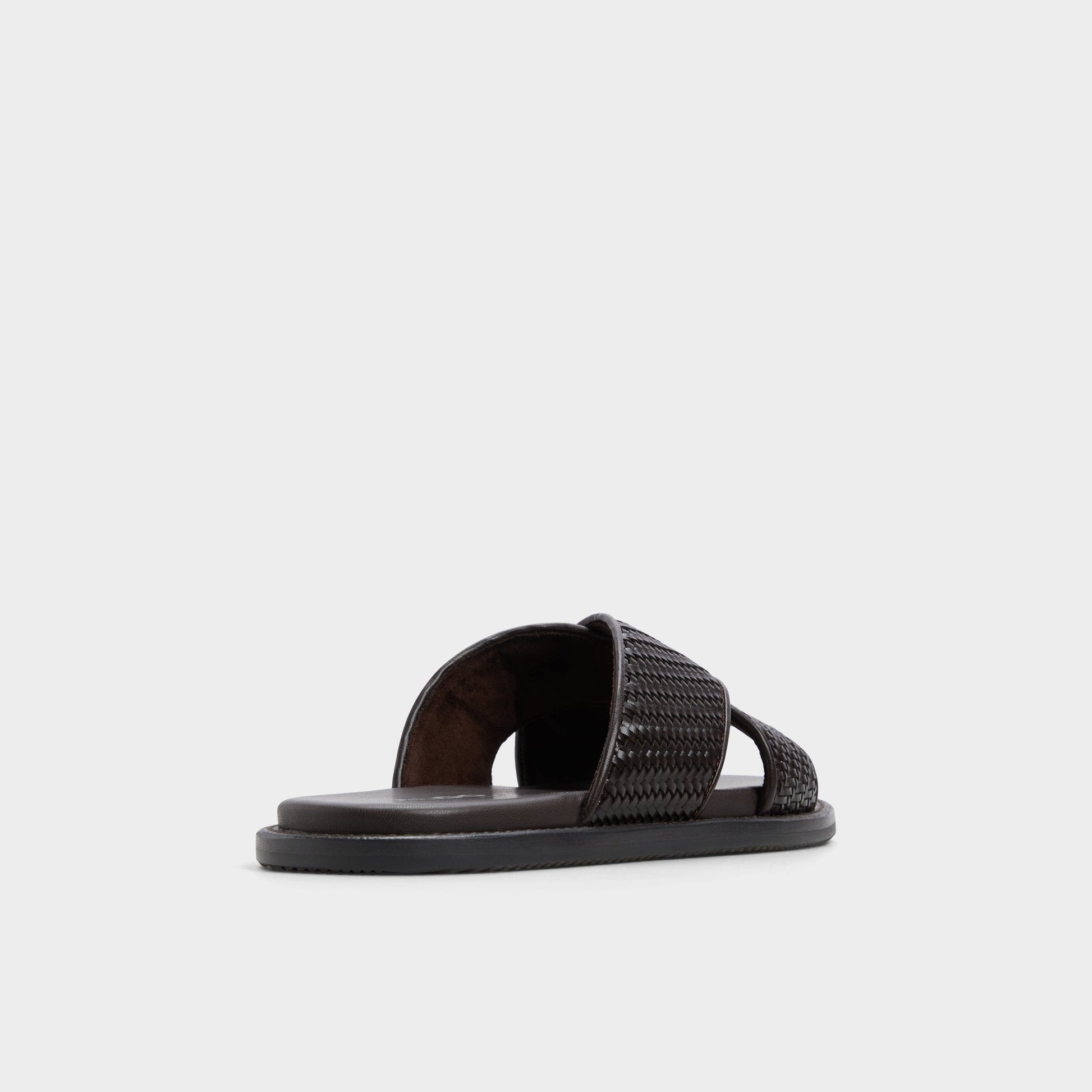 Tarik Dark Brown Men's Sandals & Slides - Slide sandal Aldo Dark Brown