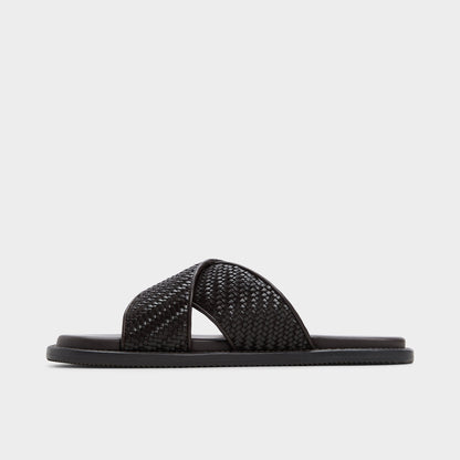 Tarik Dark Brown Men's Sandals & Slides - Slide sandal Aldo Dark Brown