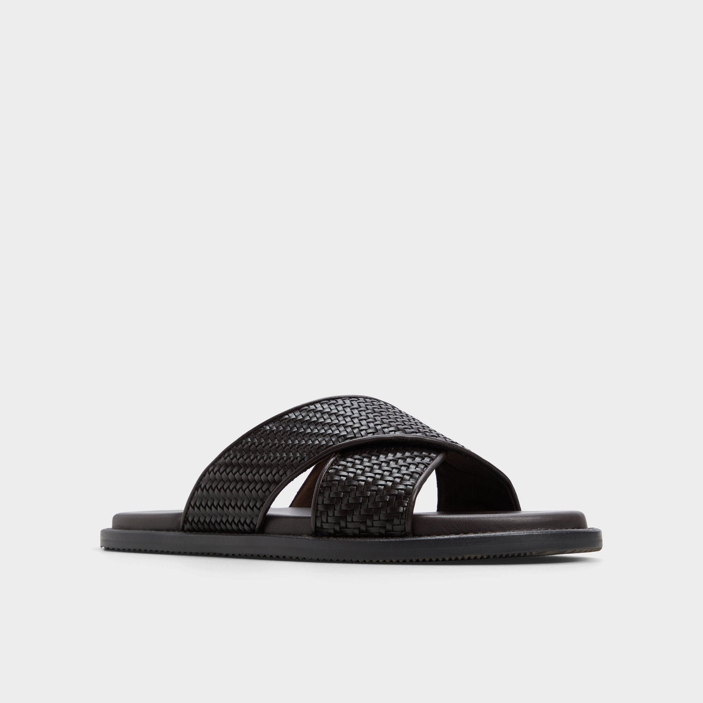 Tarik Dark Brown Men's Sandals & Slides - Slide sandal Aldo Dark Brown