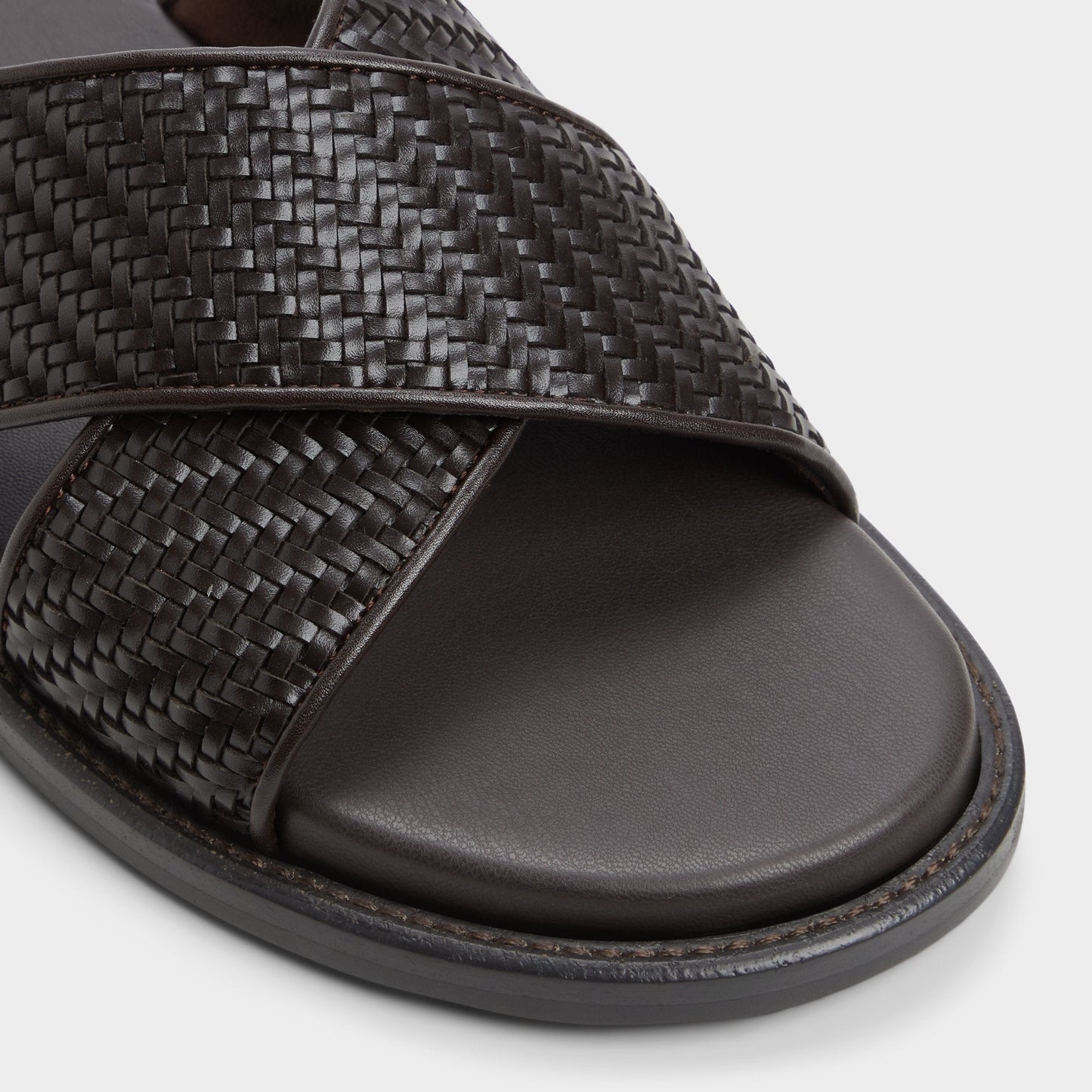 Tarik Dark Brown Men's Sandals & Slides - Slide sandal Aldo Dark Brown