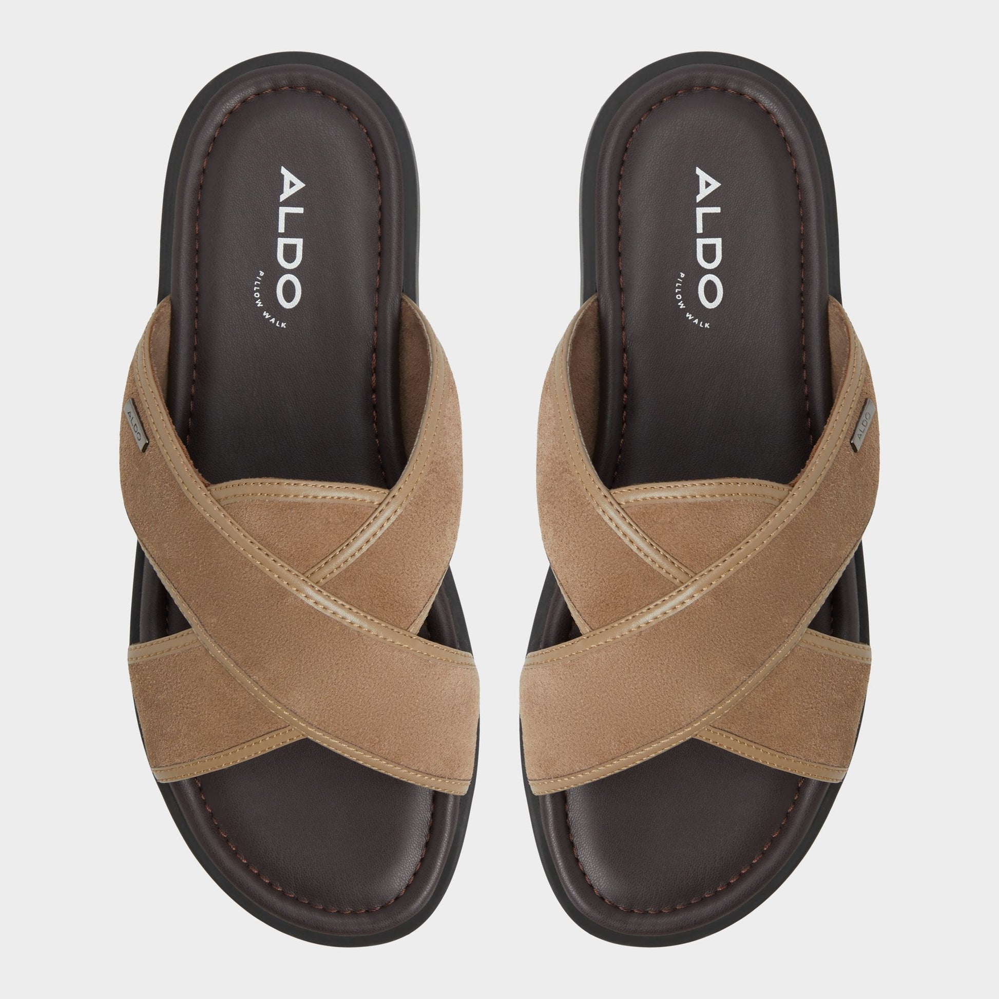 Olino Other Brown Men's Slides - Slide sandal Aldo Other Brown