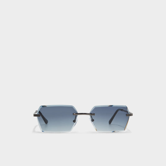 Kaaolle Dark Grey Men's Rectangle - Rectangle sunglasses Aldo Dark grey