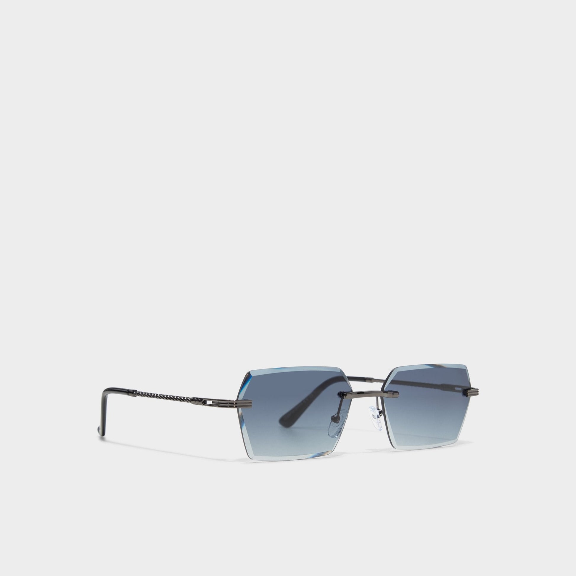 Kaaolle Dark Grey Men's Rectangle - Rectangle sunglasses Aldo Dark grey
