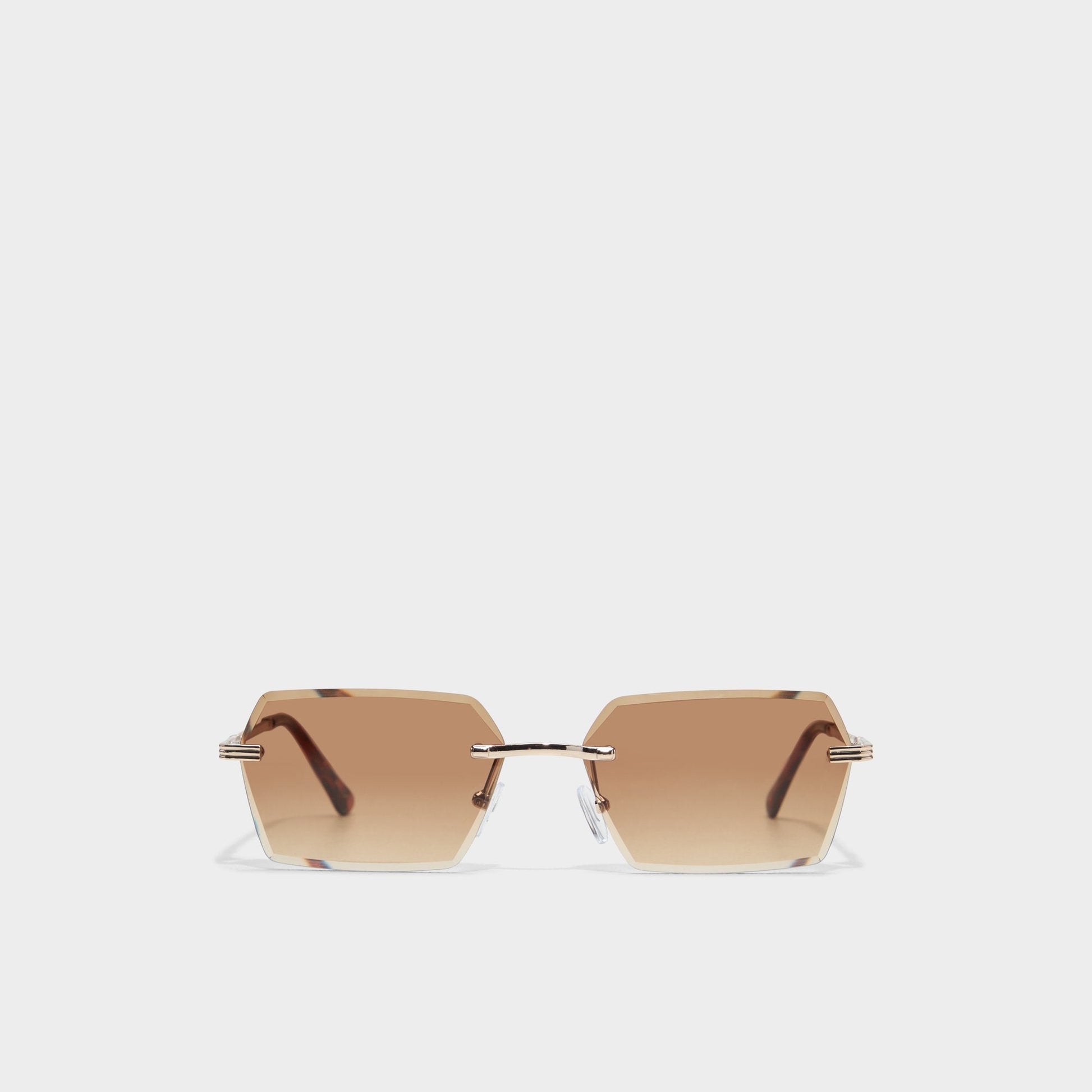 Kaaolle Gold Men's Rectangle - Rectangle sunglasses Aldo Gold