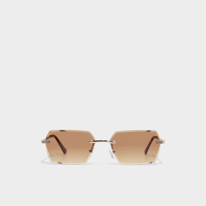 Kaaolle Gold Men's Rectangle - Rectangle sunglasses Aldo Gold