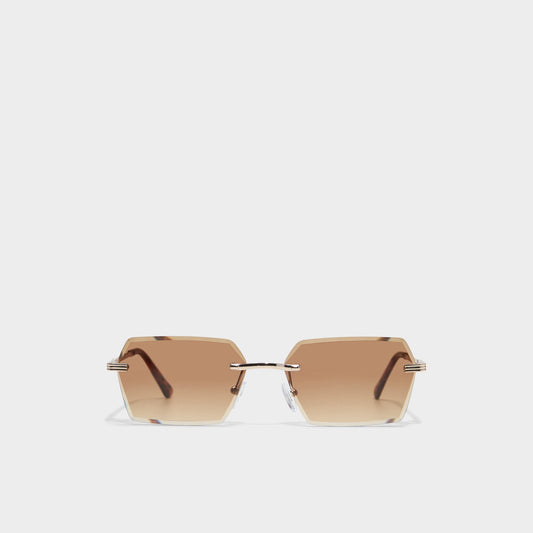 Kaaolle Gold Men's Rectangle - Rectangle sunglasses Aldo Gold