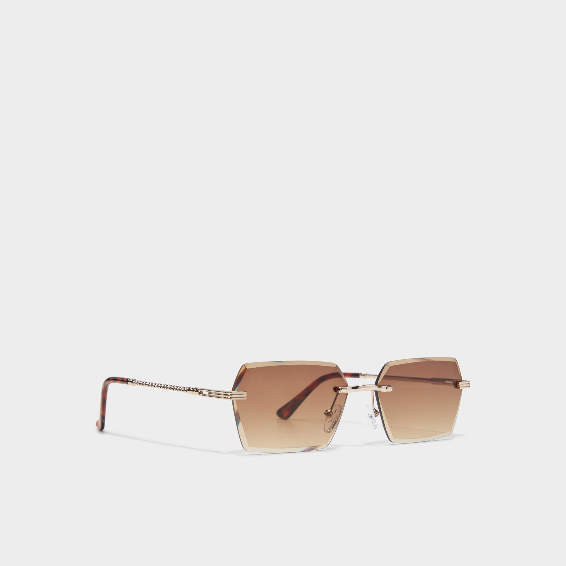 Kaaolle Gold Men's Rectangle - Rectangle sunglasses Aldo Gold