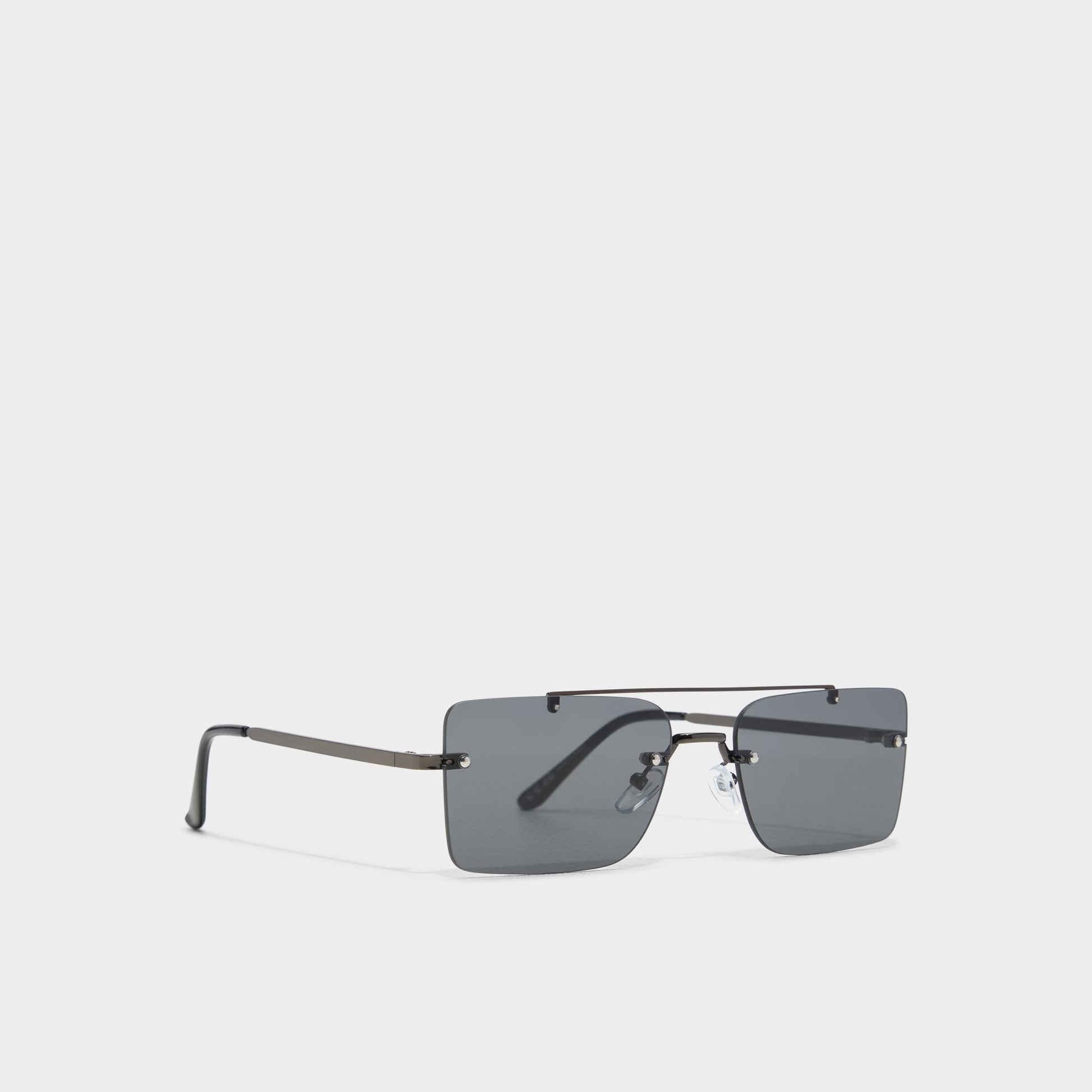 Oleathien Dark Grey Men's Rectangle - Rectangle sunglasses Aldo Dark Grey