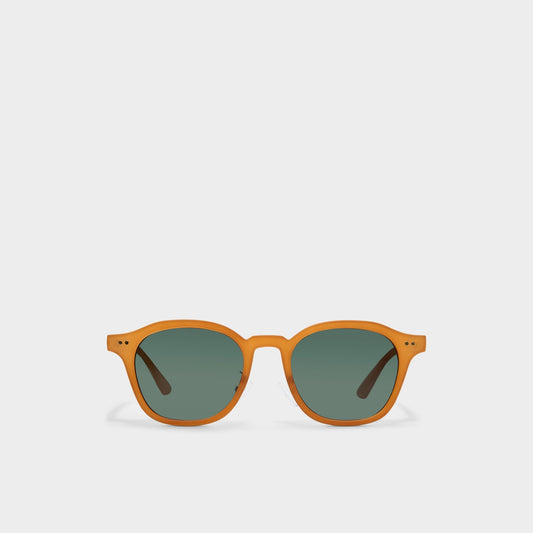 Kasienx Dark Yellow Men's Round - Round sunglasses Aldo Dark Yellow