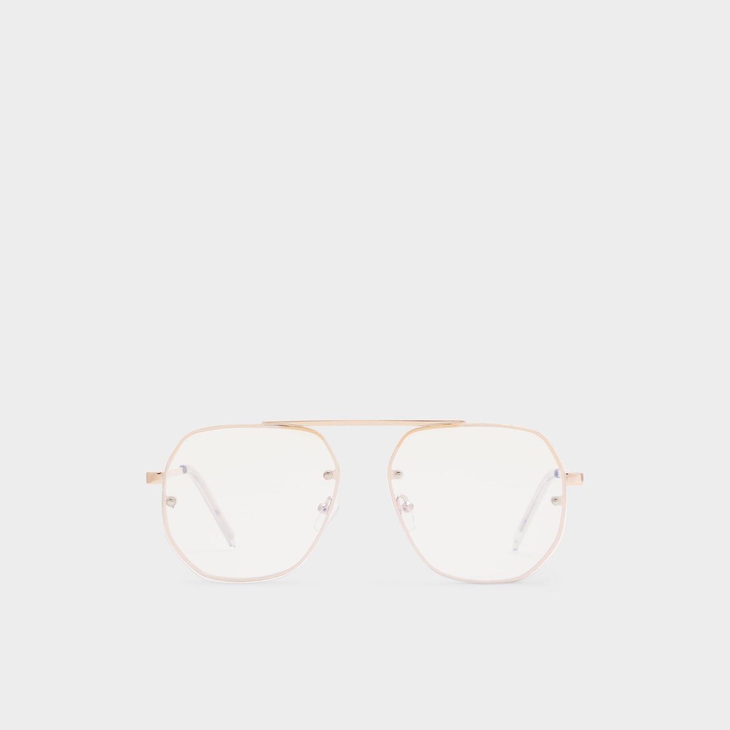 Diprion Gold Men's Aviator - Non-prescription reading glasses Aldo Gold