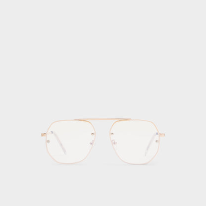 Diprion Gold Men's Aviator - Non-prescription reading glasses Aldo Gold