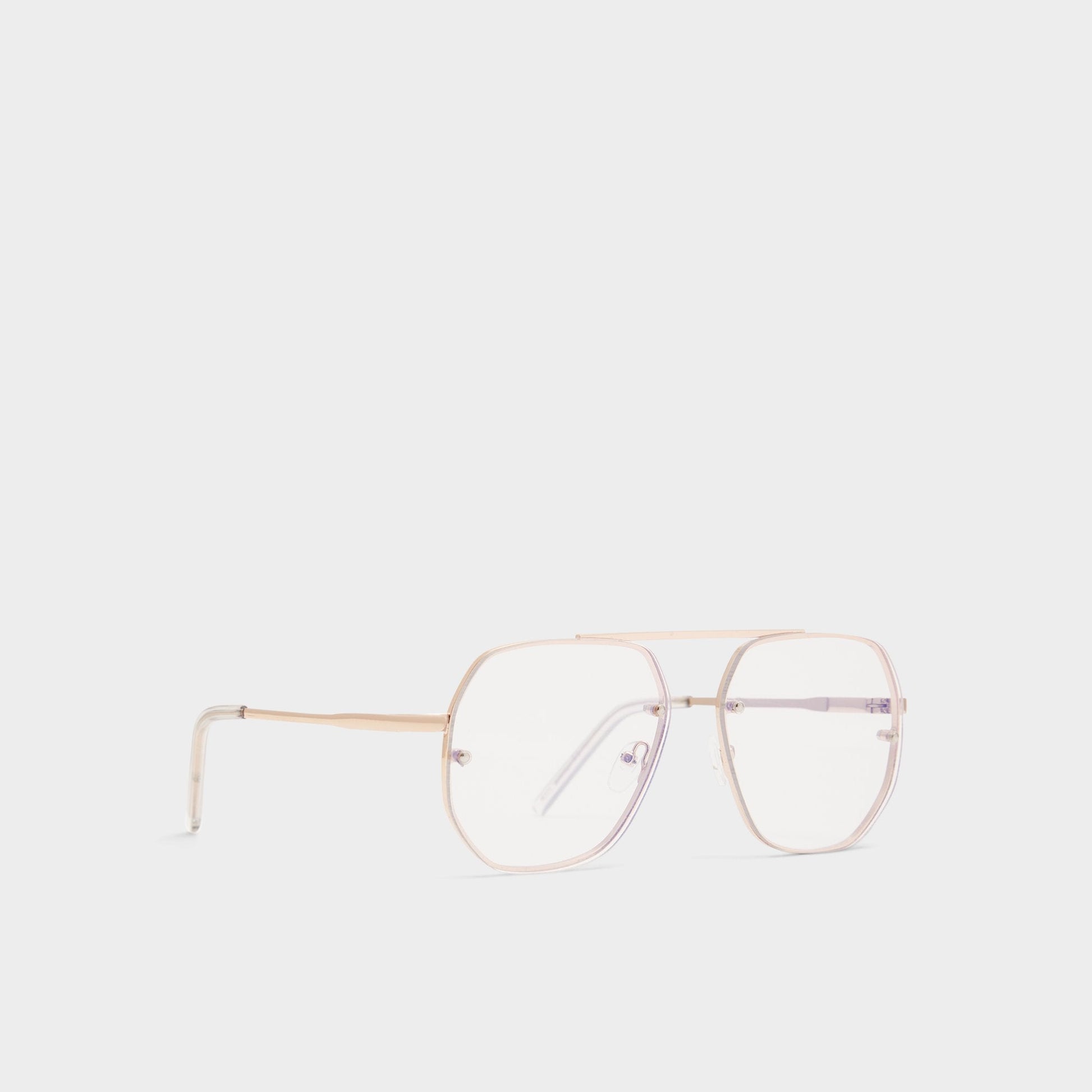 Diprion Gold Men's Aviator - Non-prescription reading glasses Aldo Gold