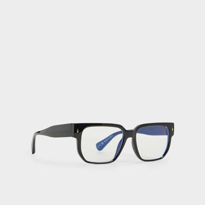 Nightfall Black Men's Rectangle - Non-prescription reading glasses Aldo Black