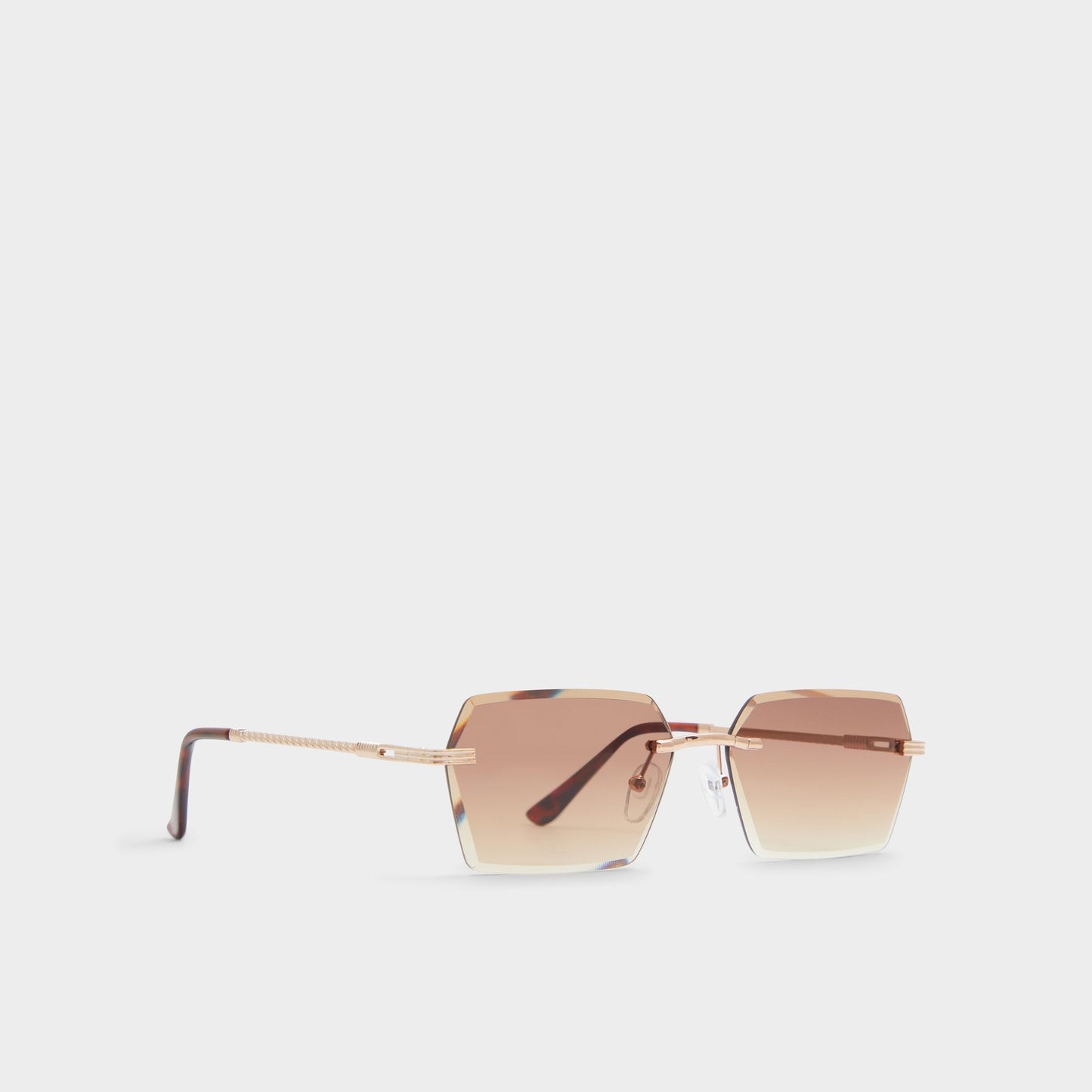 Arilalith Light Brown Men's Round - Oval sunglasses Aldo Light Brown