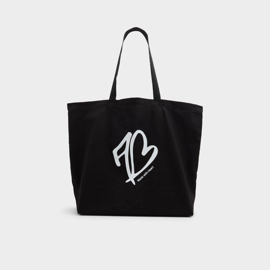 Made With Heart Tote Black/White Tote & Satchel bags - Tote bag Aldo Black/White