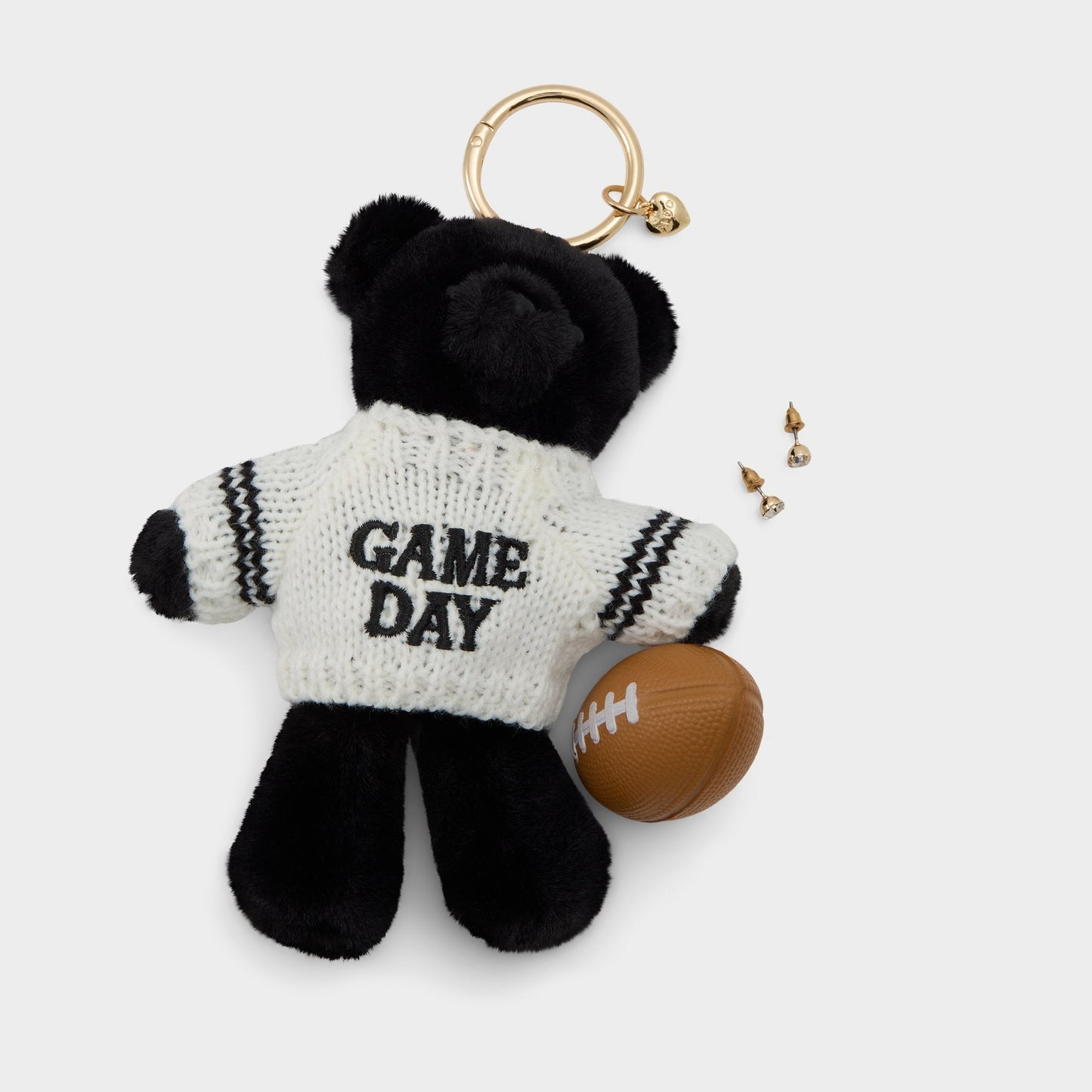 Sportie in Black - Bag charm Aldo Black