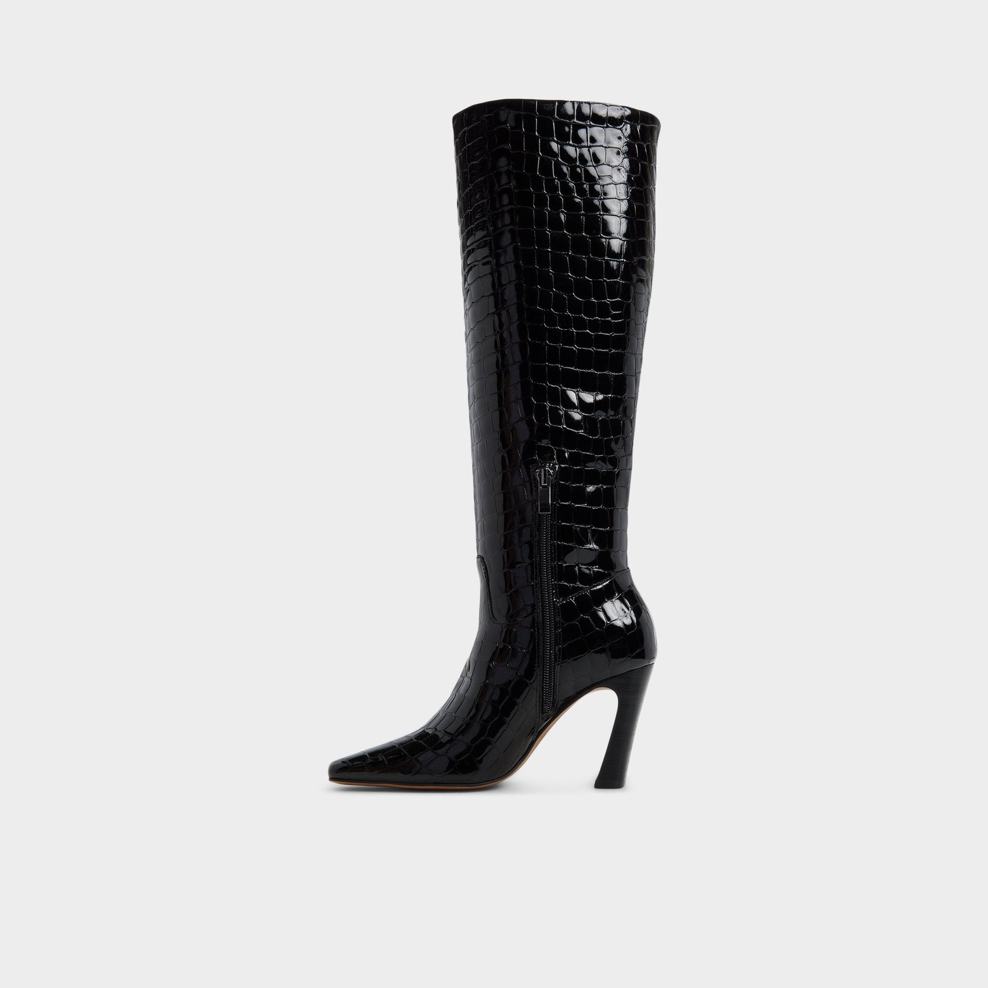 Vivienna in Black - Knee-high boot, Block heel Aldo Black
