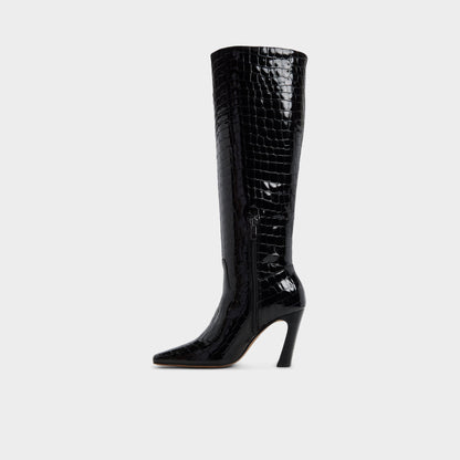 Vivienna in Black - Knee-high boot, Block heel Aldo Black