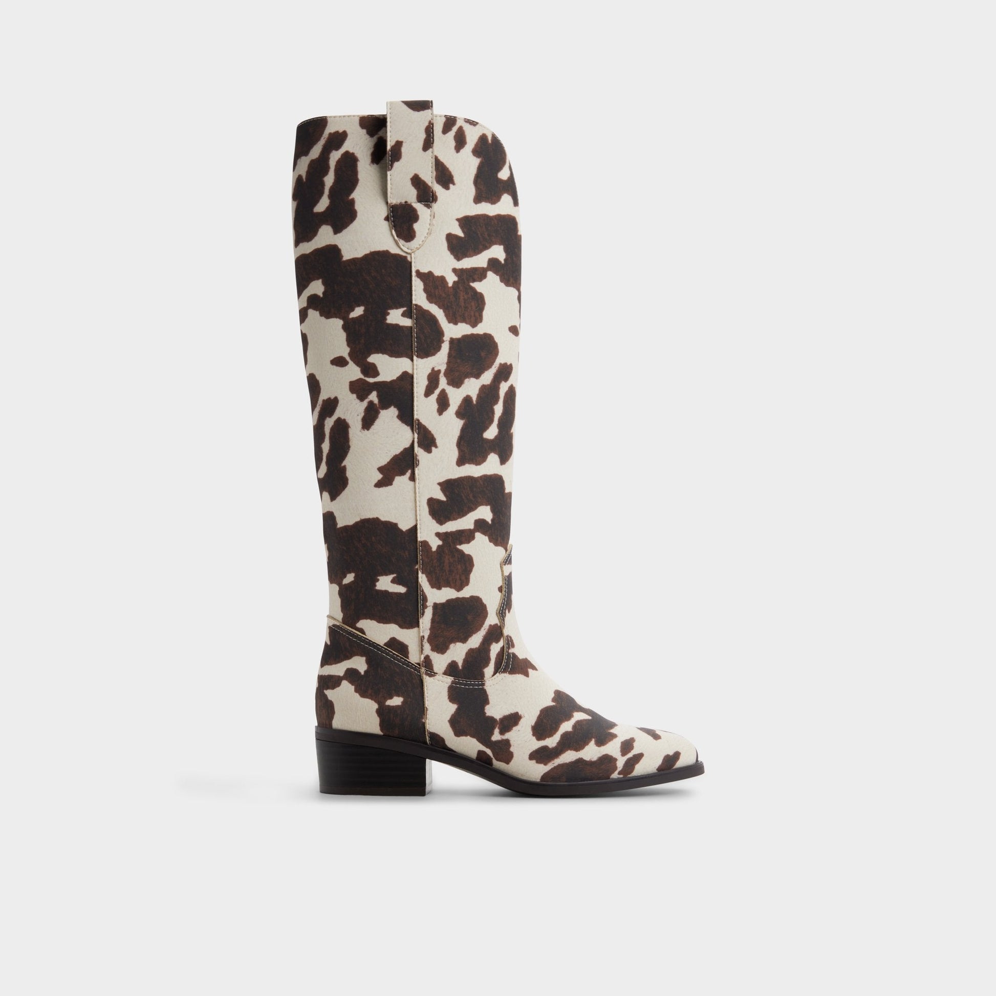 Kaydia in Open Brown 14179225 - Western knee-high boot, Block heel Aldo Open Brown